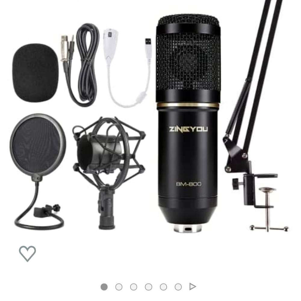 🚫SOLD🚫 Professional mic for live streaming or recording.